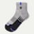 Merino Wool Blend Athletic Quarter Socks - meteor white L [9712]