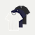 Men's Pima Cotton Crew Neck T-Shirt 3-Pack - Navy Ringer Black Mix L