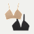 Women's Seamless Triangle Bralette 2-Pack - Sahara Sand x Black L