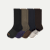 Men's Marl Calf Socks 4-Pack - navy espresso mix L [10177]