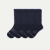 Merino Wool Blend Calf Sock 4-Pack - midnight navy L