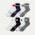 All Sport Quarter Sock 8-Pack - Crimson Navy Mix L