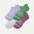 Women's Merino Wool Blend Ankle Sock 4-Pack - Jungle Blue L [8422]