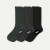 Men's Merino Cashmere Blend Calf Sock 3-Pack - Balsam Grey Mix L