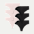 Women's Seamless Thong 6-Pack - Blush Black Mix L