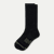Merino Modern Rib Calf Socks - black L [10116]