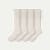 Youth Lightweight Knee High Sock 4-Pack - Soft White