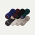 Cushioned No Show Sock 8-Pack - Black Pine Heather Mix L