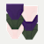 Women's Seamless High Rise Brief 6-Pack - Dark Elm Concord Blush Mix L