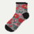 Women's Sheer Garden Party Quarter Socks - black L [10512]