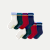 Junior Lightweight Calf Sock 8-Pack - Red Pine Mix L