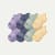 Junior Gripper Ankle Sock 8-Pack - Sage Blue Mix L