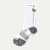 Women's Running Calf Sock - white-with-bee - 1