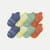 Junior Ankle Sock 8-Pack - jade blue mix L