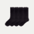Women's Lightweight Calf Sock 4-Pack - black - 1