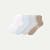 Lightweight Roll Top Quarter Socks - cloud mist mix L [11206]