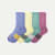 Youth Marl Calf Sock 4-Pack - Blue Glow Mix L [9085]