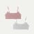 Women's Super Soft Scoop Bralette 2-Pack - Dusty Mauve x Varsity Heather Grey L