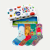Youth Calf Sock 4-pack Giftbox - eric carle mix L [9879]