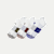 Golf Ankle Sock 3-Pack - cocoa blue mix L [10195]