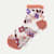 Women’s Sheer Garden Party Quarter Socks - Washed Terracotta L [8592]