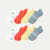 Youth All Sport Ankle Sock 8-Pack - Dawn Orange Mix L