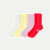 Women's Open Knit Half Calf Sock 4-Pack - firecracker pink mix