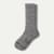 Merino Modern Rib Calf Socks - grey shadow L [10115]