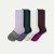 Women's Marl Calf Sock 4-Pack - lavender chai mix L [10176]