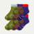 Merino Wool Blend Hiking Quarter Sock 6-Pack - Lava Olive Mix L