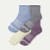 Merino Wool Quarter Socks - blue plum mix L [9859]