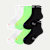 Men's RunPro Quarter Sock 6-Pack - white lime mix L