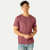 Men's Slim Fit Pima Cotton Crew Neck T-Shirt - Berry Dusk MO1 [8526]