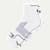Running Quarter Socks - White L [9270] [2025]