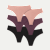 Women's No Show Thong 6-Pack - Coco Black Mix L