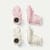 Baby Bow Gripper Slipper 2-Pack - Cloud Pink x Ivory / 6-12 L