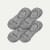 Women's Cushioned No Show Sock 4-Pack - marled-charcoal - 3