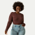 Women's Merino Blend Crew Neck Long Sleeve T-Shirt - Berry Dusk WO1 [7056]
