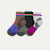 Men's Hiking Quarter Sock 3-Pack - black moss mix