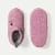 Youth Rose Embroidered Gripper Slipper - Dried Rose L [10283]