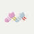 Solids Ankle - pink_blue_mix L [11490]