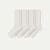 Women's Wide Calf Sock 4-Pack - Soft White L