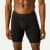 Men's Cotton Modal Blend Long Boxer Brief - Black MO1 [8969]