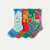 Adult Eric Carle Calf Sock 4-Pack -critter mix L [9870]