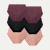 Womenâ€™s No Show High Rise Brief 6-Pack - Dark Spice Mix L
