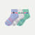 Youth All-Purpose Performance Quarter Sock 3-Pack - Jungle Grey Mix L [8459]