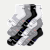 Women's Running Quarter Sock 12-Pack - Black Core Mix