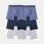 Men's Cotton Modal Blend Boxer Brief 6" 6-Pack - Peri Sky Mix L