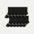 Half Calf Sock 12-Pack - black