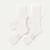 Modern Rib Quarter Sock 4-Pack - Soft White L
